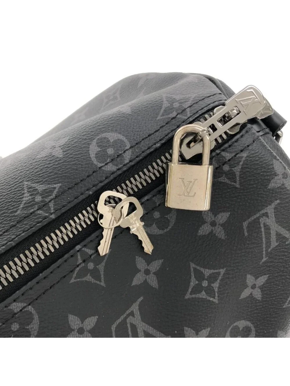 Louis Vuitton Monogram Eclipse Keepall Bandouliere 45 Boston